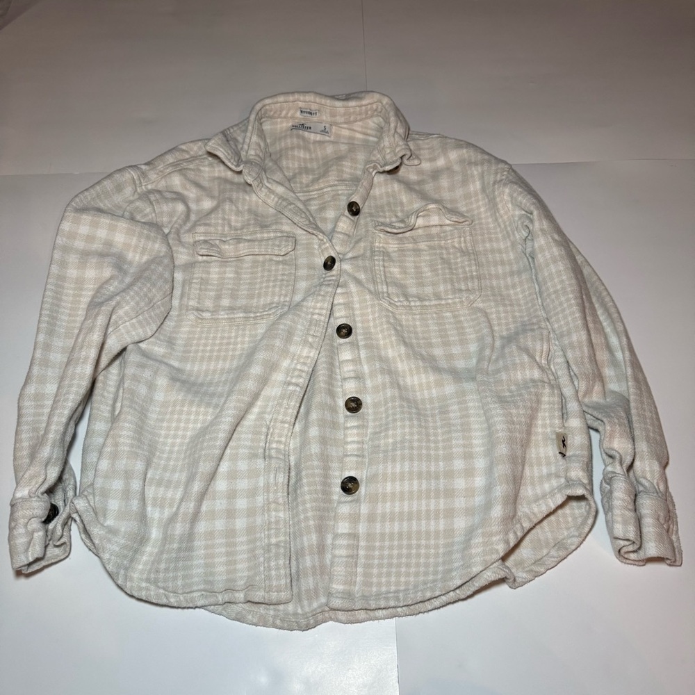 Hollister Beige Checkered Shirt‎